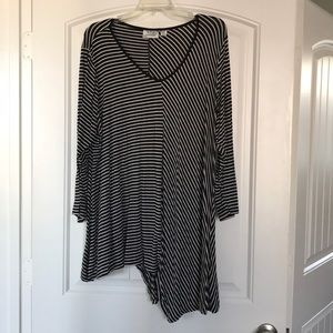 Asymmetrical tunic